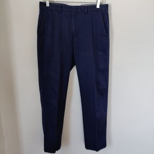 J.Crew Bowery Slim 30x27 Navy Dress Pants 7.25 leg